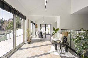 view from kitchen to sitting room- click for photo gallery
